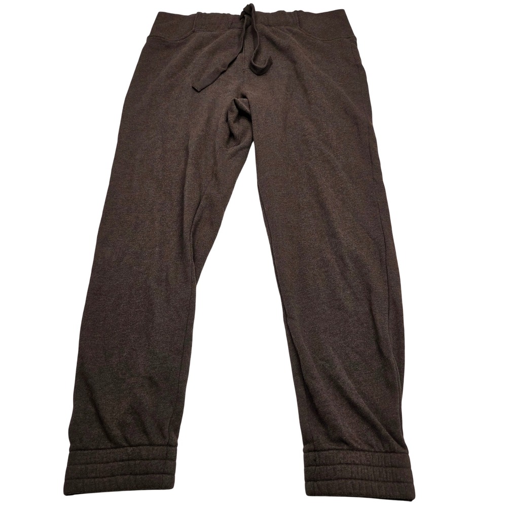 UGG For Men Jogger Sweatpants Fleece Lined XL Brown Heather Drawstring Pockets